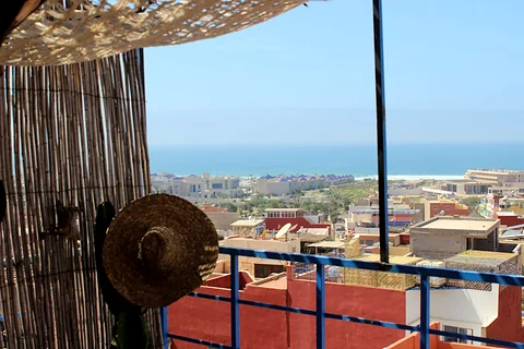 Ocean view from the upper terrace